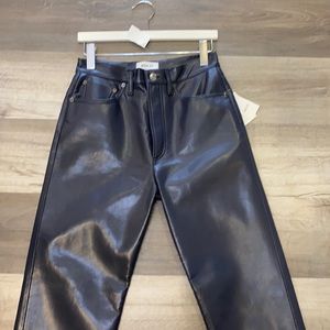 Agolde recycled leather pinch waist